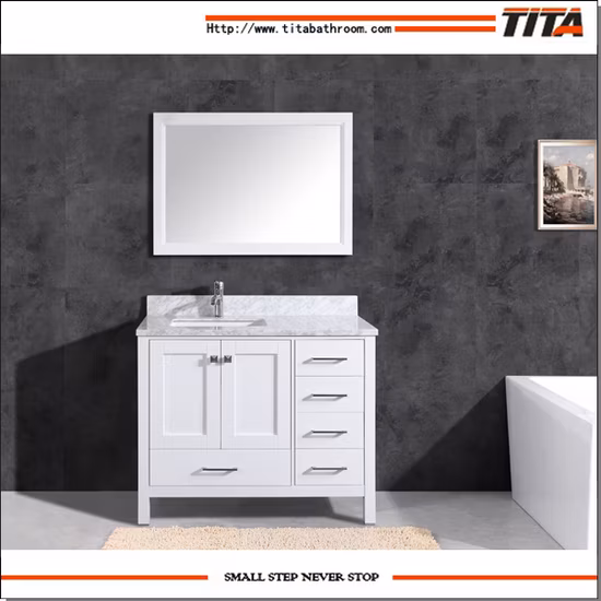 Горячий продавать современный шкаф для ванной комнаты из цельного дерева T9199