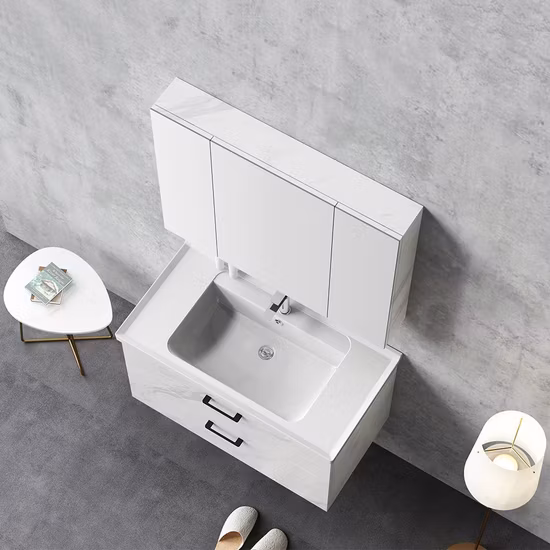 Конкурентоспособная цена сразу мебель для ванной комнаты из массива дерева шкаф для ванной комнаты